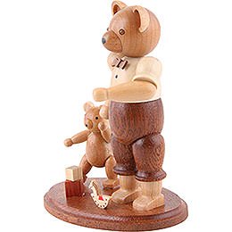 Bear Father with Child - 10 cm / 4 inch
