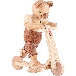 Bear with Scooter - 10 cm / 4 inch