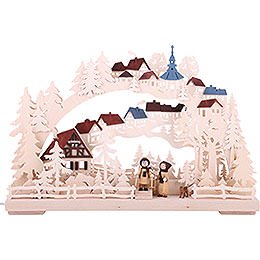 3D Candle Arch - Winter Hike - 43x30 cm / 17x12 inch
