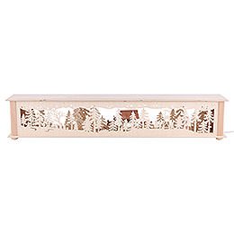 Illuminated Stand Deer and Cratch for Candle Arches - 80x15x12 cm / 31x6x5 inch