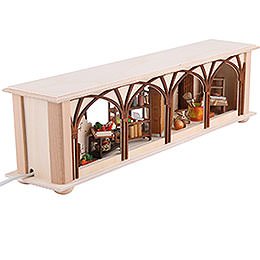 Illuminated Stand Cellar for Candle Arches - 50x12x10 cm / 20x5x4 inch