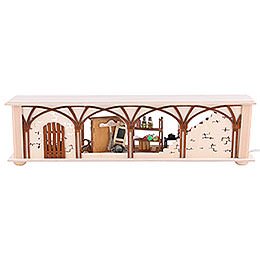 Illuminated Stand Cellar for Candle Arches - 50x12x10 cm / 20x5x4 inch