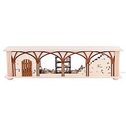 Illuminated Stand Carpenter's Storage for Candle Arches - 50x12x10 cm / 20x5x4 inch