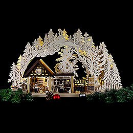 3D Candle Arch - Chefs - 72x42,5x11 cm / 28.3x16.7x4.3 inch