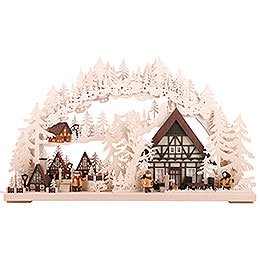Candle Arch - Little Village - 72x43 cm / 28.3x17 inch