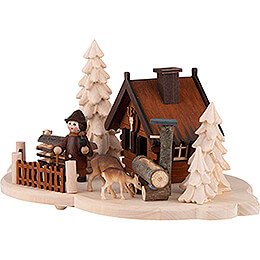 Smoking Hut - Forester's house - 11 cm / 4.3 inch
