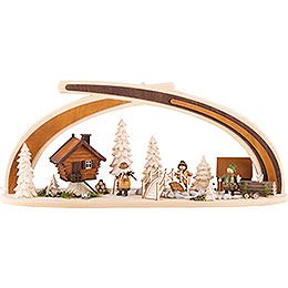 Candle Arch - Solid Wood at the Creek - 59x30 cm / 23x11.8 inch
