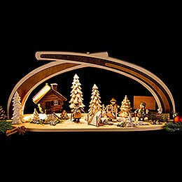 Candle Arch - Solid Wood at the Creek - 59x30 cm / 23x11.8 inch