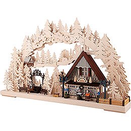 Candle Arch - Ore Mountains Wood Art - 72x44 cm / 28.3x17.3 inch