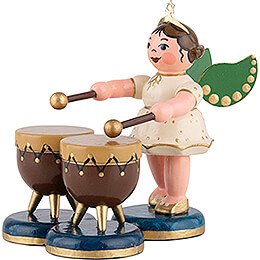 Angel with Kettle Drum - 6,5 cm / 2,5 inch