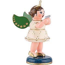 Angel with Transverse Flute - 6,5 cm / 2,5 inch