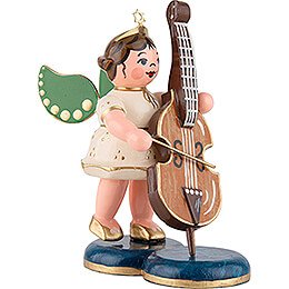 Angel with Double Bass - 6,5 cm / 2,5 inch