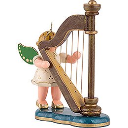 Angel with Harp - 6,5 cm / 2,5 inch