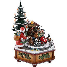 Spieldose Weihnachtszeit - 22 cm
