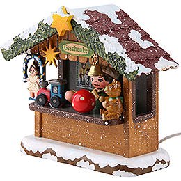 Winter Children Market Booth Gifts House - 10 cm / 4 inch