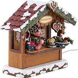 Winter Children Market Booth Gingerbread House - 10 cm / 4 inch