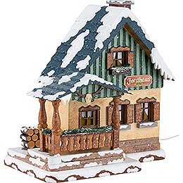 Winter Children Forest House - 15 cm / 6 inch
