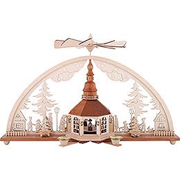Candle Arch with Pyramid, Church of Seiffen - 51x27 cm / 20x10.7 inch