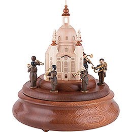 Electronic Music Box - Brass Band at the Church of Our Lady - 21 cm / 8 inch