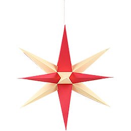 Annaberg Folded Star for Indoor with Red-Yellow Tips - 70 cm / 27.6 inch