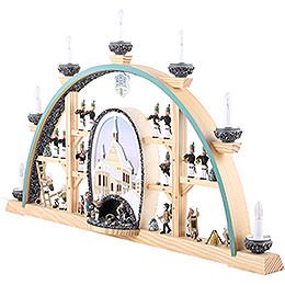 Candle Arch - Freiberg Cathedral - 70x40 cm / 27.5x15.7 inch