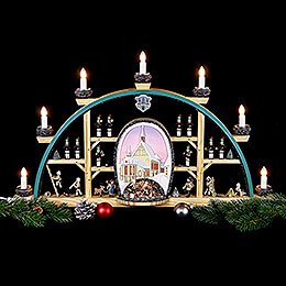 Candle Arch - Freiberg Cathedral - 70x40 cm / 27.5x15.7 inch