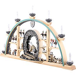 Candle Arch - Miner Kneeling - 70x40 cm / 27.5x15.7 inch