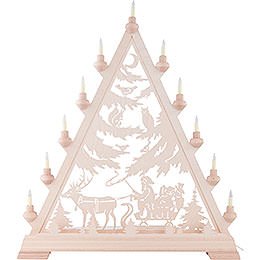 Light Triangle - St. Nick with Sleigh - 66 cm / 26 inch