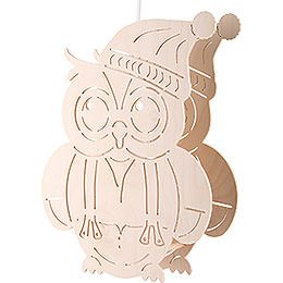 Window Picture - Owl - 28 cm / 11 inch