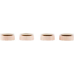 Premium Teelichteinstze fr Kerzen 1,4 cm - 4er-Set