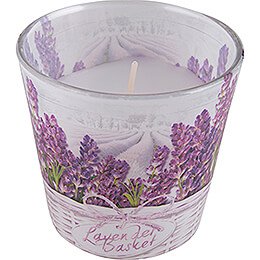 JEKA-Duftkerze - Lavender Basket - Floral Lavender - 8,1 cm