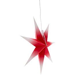 Window Star - Red - White - 53 cm / 20.9 inch