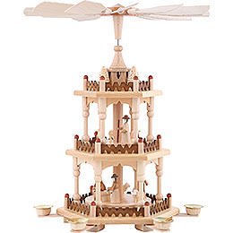 3-Tier Pyramid - Merry Christmas - 41 cm / 16 inch