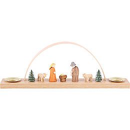 Miniature Candle Arch - Nativity Scene - 22x7,5 cm / 8.7x3 inch