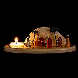 Candle Holder - Nativity - 6 cm / 2.4 inch