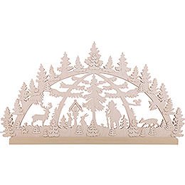 3D Double Arch - Forest Scene - 72x40x5,5 cm / 28x16x2 inch