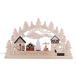 Candle Arch - Christmas Village - 62x37x5,5 cm / 24x14x2 inch