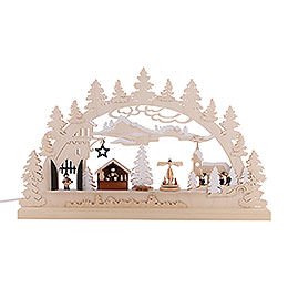 Candle Arch - Village Christmas - 62x37x5,5 cm / 24x14x2 inch