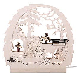 Candle Arch - Forest Theme - 30x28.5x4.5 cm / 11.81x11.02x1.57 inch