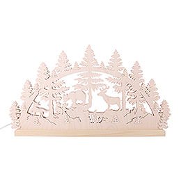 Candle Arch - Animals in the Forest - 72x40x5.5 cm / 28.4x15.6x2 inch