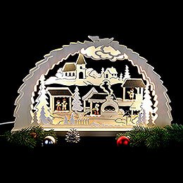Candle Arch - Christmas Market - 62x37x4,5 cm / 24.4x14.6x1.7 inch