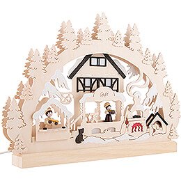Candle Arch - Christmas Bakery - 42x30 cm / 16.5x11.8 inch