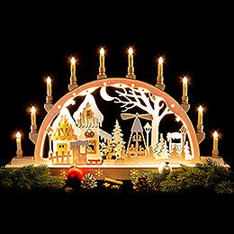Candle Arch - Christmas Market - 78x45 cm / 30x17 inch