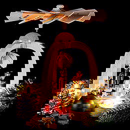 1-stckige Pyramide Christi Geburt - 22 cm