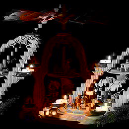 2-stckige Pyramide Christi Geburt - 40 cm