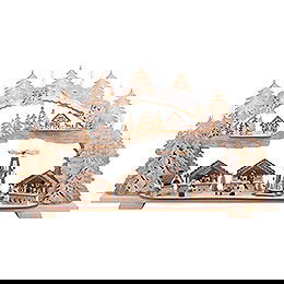 Candle Arch - Christmas Market - 72x43x13 cm / 28x16x5 inch
