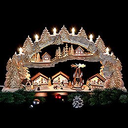 Candle Arch - Christmas Market - 72x43x13 cm / 28x16x5 inch