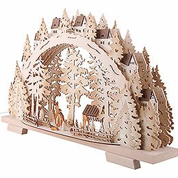 Candle Arch - Forest Scenery - 72x41x13 cm / 28.3x16.1x5.1 inch