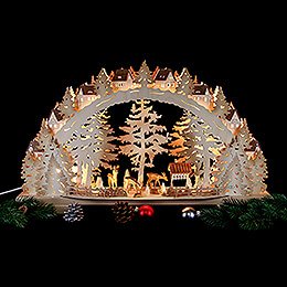 Candle Arch - Forest Scenery - 72x41x13 cm / 28.3x16.1x5.1 inch