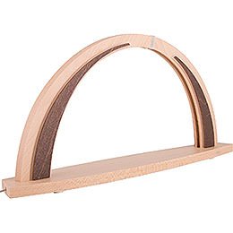 Candle Arch - modern wood - without Figurines - 57x26 cm / 22.4x10.2 inch